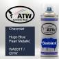 Preview: Chevrolet, Hugo Blue Pearl Metallic, WA831T / GYW: 400ml Sprühdose, von ATW Autoteile West.